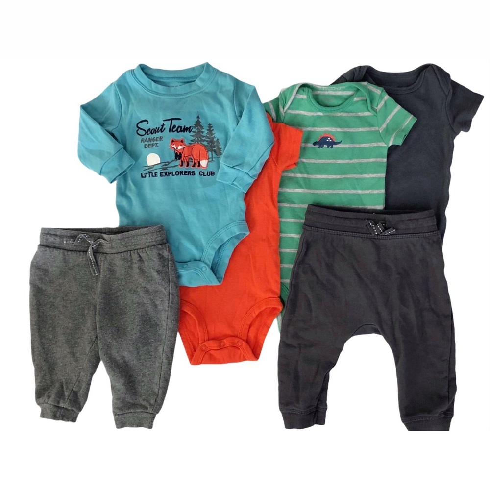 🦌 3/$20 Collection of Cozy Baby Boy Seperates